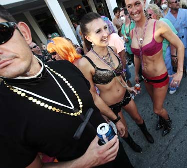 Masquerade March 2009 photo - Duval Street, Key West